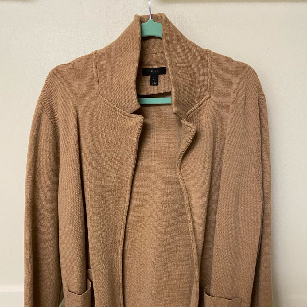 Ella open-front coat